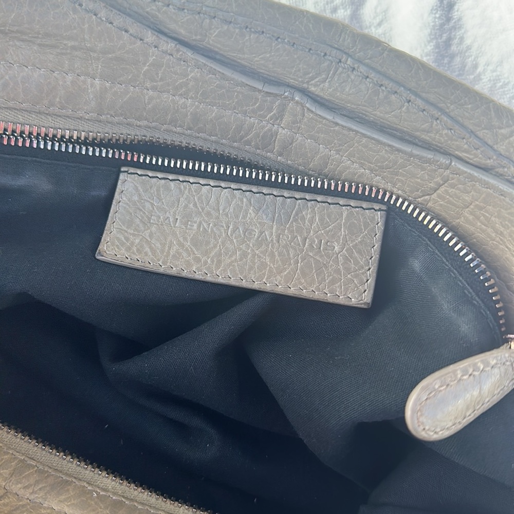 Authentic Balenciaga City Bag Beige Studded - Picture 5 of 15